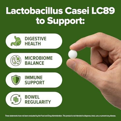 Lactobacillus Casei Probiotikum 240 Tabletten (4-Monats-Vorrat) - 3 Milliarden KBE - Studien-Stamm LC89 - Verdauungsgesundheit & Darmunterstützung - GMP-zertifiziert