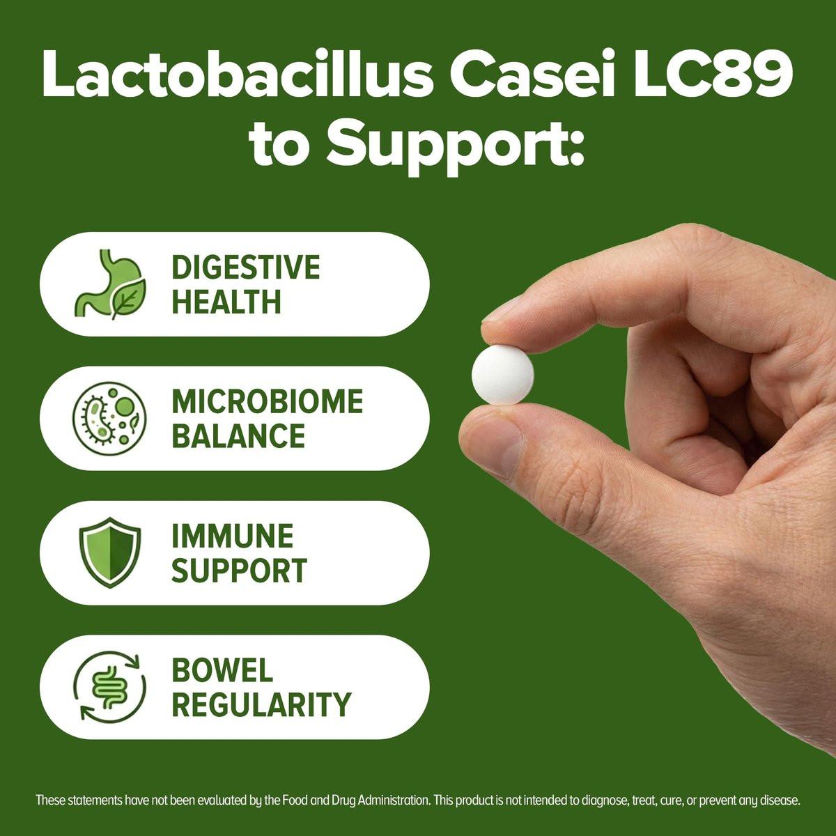 Lactobacillus Casei Probiotikum 240 Tabletten (4-Monats-Vorrat) - 3 Milliarden KBE - Studien-Stamm LC89 - Verdauungsgesundheit & Darmunterstützung - GMP-zertifiziert