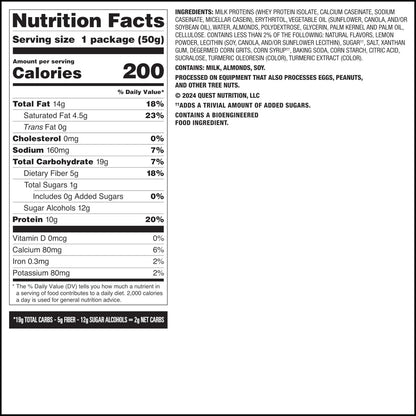 Quest Nutrition Frosted Protein Cookies Twin Pack, Lemon Cake, 1g Zucker, 10g Protein, 2g Netto-Kohlenhydrate, Glutenfrei, 16 Kekse
