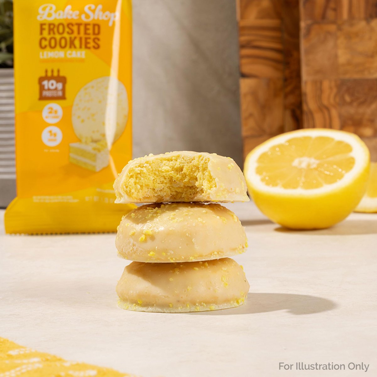 Quest Nutrition Frosted Protein Cookies Twin Pack, Lemon Cake, 1g Zucker, 10g Protein, 2g Netto-Kohlenhydrate, Glutenfrei, 16 Kekse