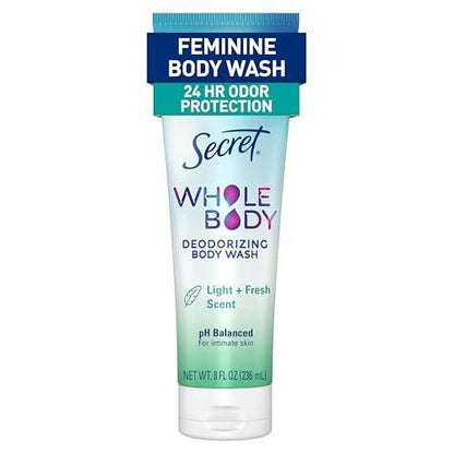 Secret Feminine Wash – 24h Deodorierende Intimwaschlotion für Frauen, pH-ausgeglichen, 8,0 oz