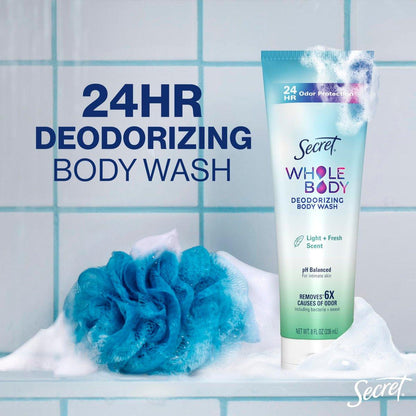 Secret Feminine Wash – 24h Deodorierende Intimwaschlotion für Frauen, pH-ausgeglichen, 8,0 oz
