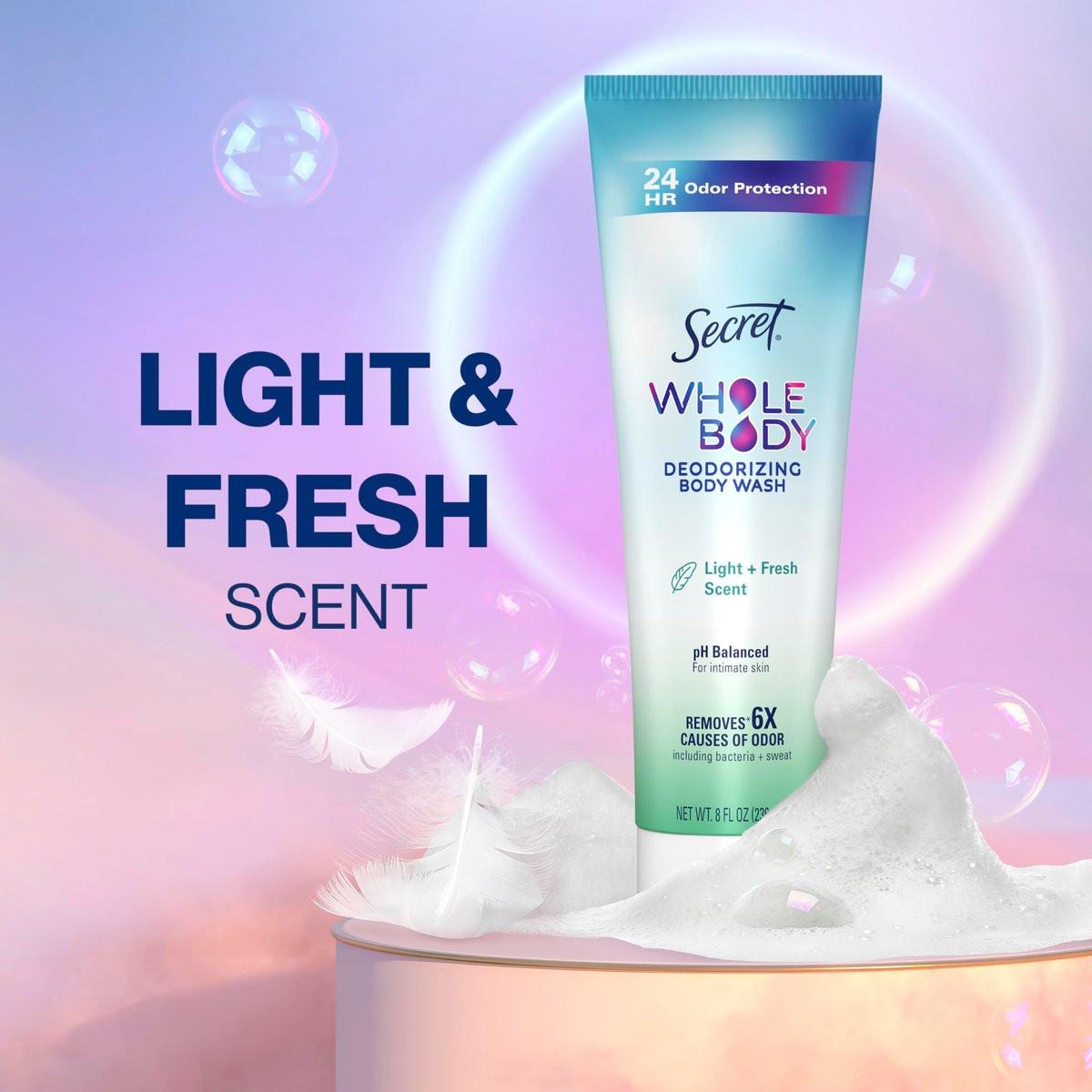 Secret Feminine Wash – 24h Deodorierende Intimwaschlotion für Frauen, pH-ausgeglichen, 8,0 oz