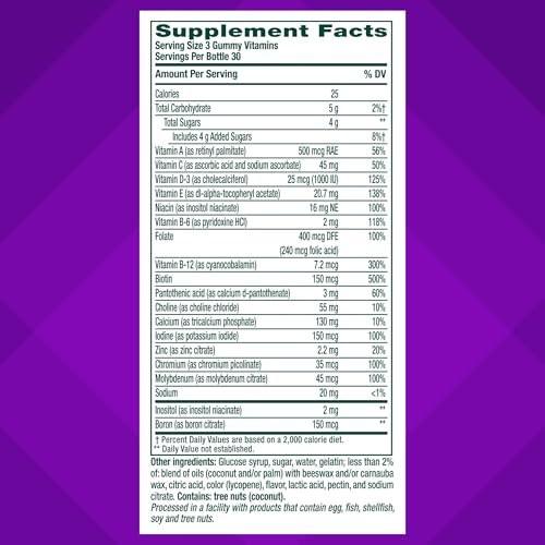 Vitafusion Power Plus Frauen Multivitamin Gummis – 90 Stück, Erdbeer- und Wassermelonengeschmack, unterstützt Nerven, Energiestoffwechsel, Knochen- und Immunsystem