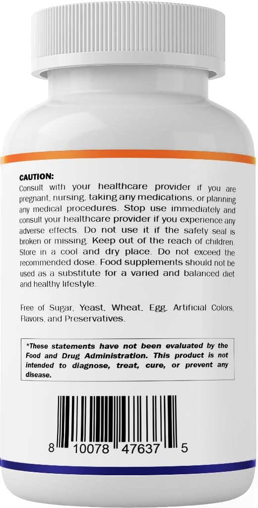 Vitamatic Rote Hefe Reis 1200 mg pro Portion – 240 vegane Kapseln – Hergestellt in den USA – Nicht-GMO & glutenfrei