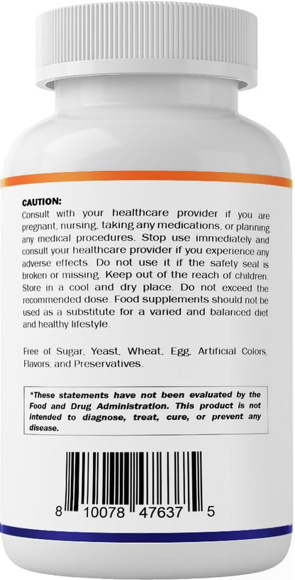 Vitamatic Rote Hefe Reis 1200 mg pro Portion – 240 vegane Kapseln – Hergestellt in den USA – Nicht-GMO & glutenfrei