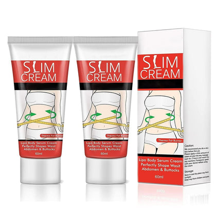 Slimming Cream Fatburner – Bauch, Taille & Po, Cellulite Reduzieren, Gewicht Verlieren für Frauen & Männer