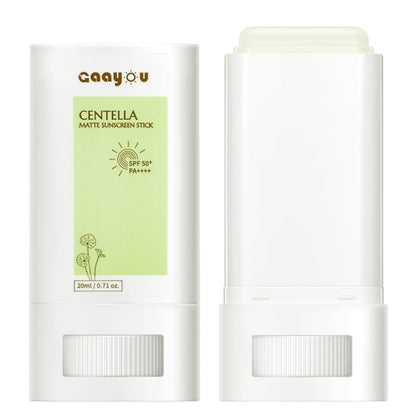 Sonnenschutzstick SPF50 PA++++ Centella Sonnenstick Koreanischer Sonnenschutz – Feuchtigkeitsspendend, Mattierend, Nicht fettend, Kein Weißel – für Gesicht & Körper