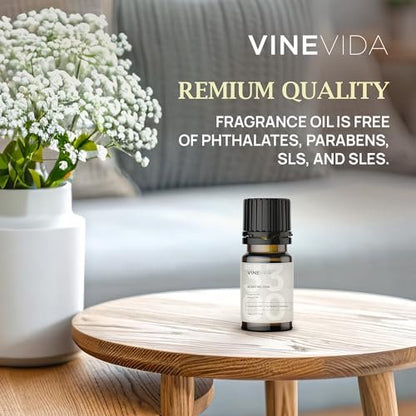 VINEVIDA [Set von 8] Saubere Düfte für die Kerzenherstellung, in USA hergestelltes Kerzenduftöl, Seifenherstellung ätherische Öle, Diffuseröl Düfte