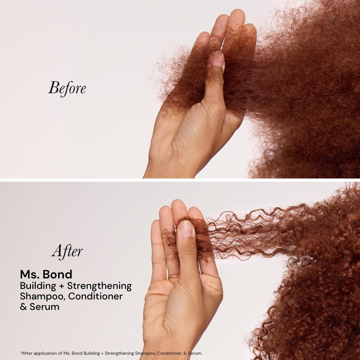 L'ANGE HAIR Ms. Bond Aufbauendes + Kräftigendes Haarserum | Stellt Bindungen wieder her | Intensive Behandlung gegen Haarbruch | Maske für glatten Abschluss | Feuchtigkeitsspendende Formel | 118 ml Flasche
