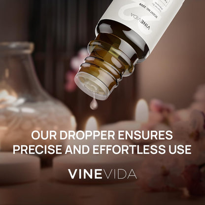 VINEVIDA [Set von 8] Saubere Düfte für die Kerzenherstellung, in USA hergestelltes Kerzenduftöl, Seifenherstellung ätherische Öle, Diffuseröl Düfte