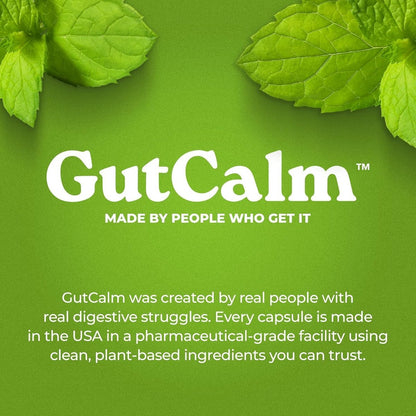 GutCalm IBS Relief – Pfefferminzöl-Kapseln gegen Blähungen, Verstopfung und für mehr Verdauungskomfort – 12 Stück