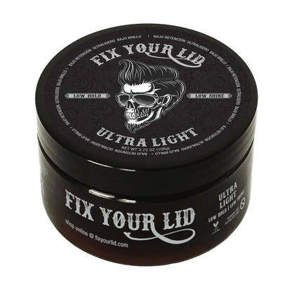 Fix Your Lid Extreme Hold Haar Pomade für Männer - Hochglanz Wasserbasierter Haargel 106 g - Leicht auswaschbar