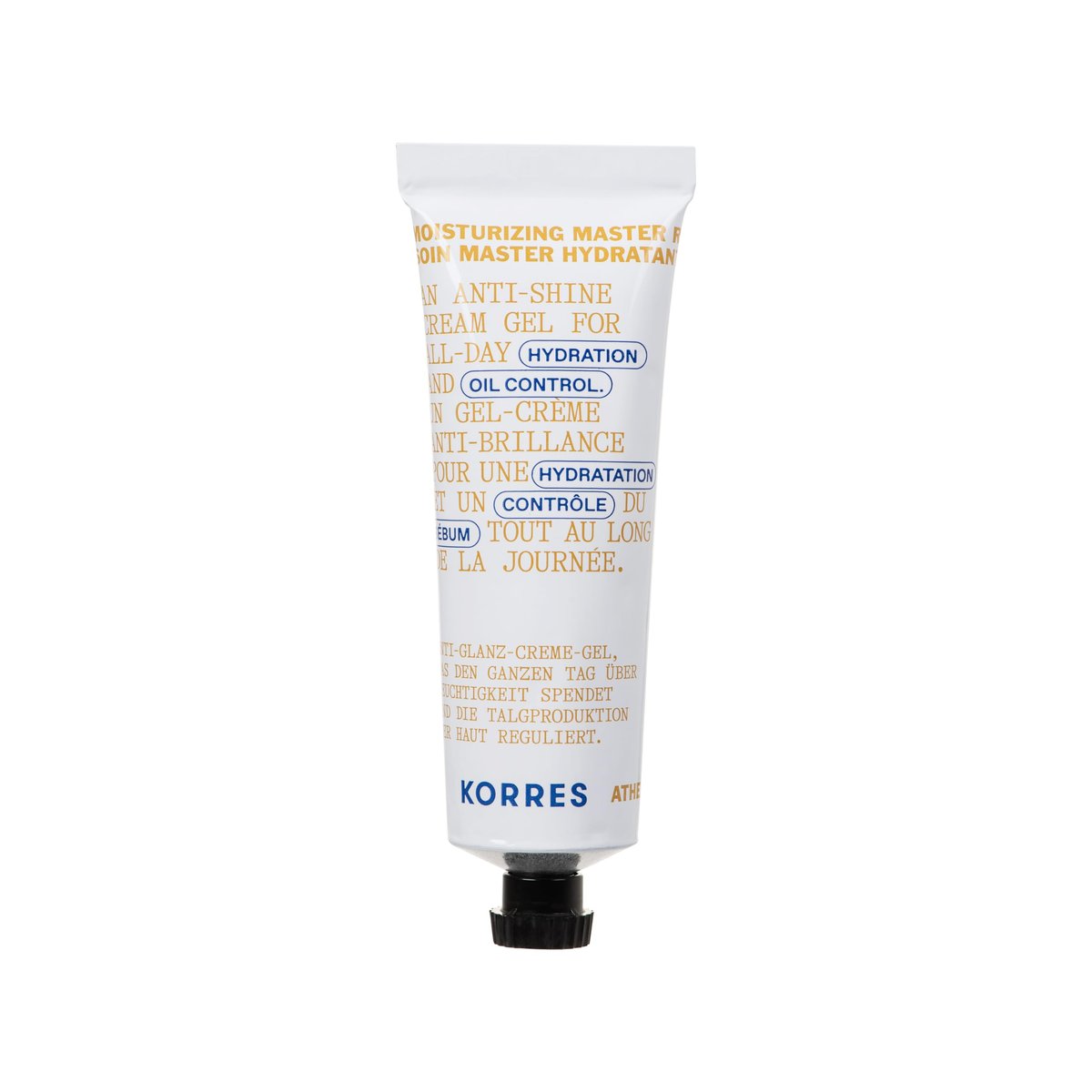 KORRES Athenian Grooming Mattierende Feuchtigkeitscreme für Männer mit Salicylsäure & Hyaluronsäure, Leichte Porenverfeinernde Gesichtscreme, Silikonfrei, Vegan, 50 ml