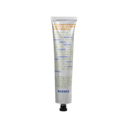 KORRES Athenean Grooming Beruhigender Aftershave-Balsam für Männer, Hautpflege nach der Rasur, leichte Feuchtigkeitspflege mit Achillea Millefolium, Calendula & Pro-Vitamin B5, für empfindliche Haut, 125 ml