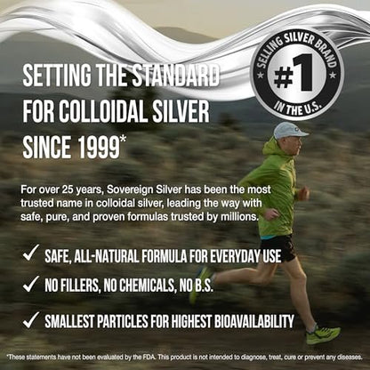 Sovereign Silver Colloidal Silver Gel – Argentum Metallicum Topische Hautpflege bei Hautinfektionen, Wunden & Verbrennungen – 0,5 Unzen (15 ml)