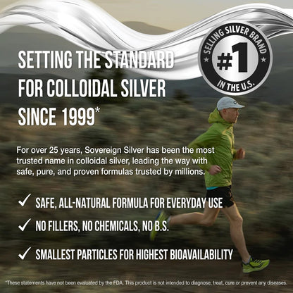 Sovereign Silver Colloidal Silver Gel – Argentum Metallicum Topische Hautpflege bei Hautinfektionen, Wunden & Verbrennungen – 0,5 Unzen (15 ml)