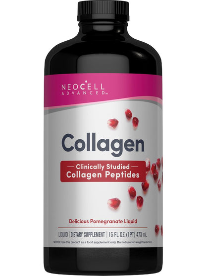 NeoCell Advanced Liquid Collagen 4000 mg – Granatapfel & Fruchtsaftkonzentrat für Frauen und Männer – 473 ml