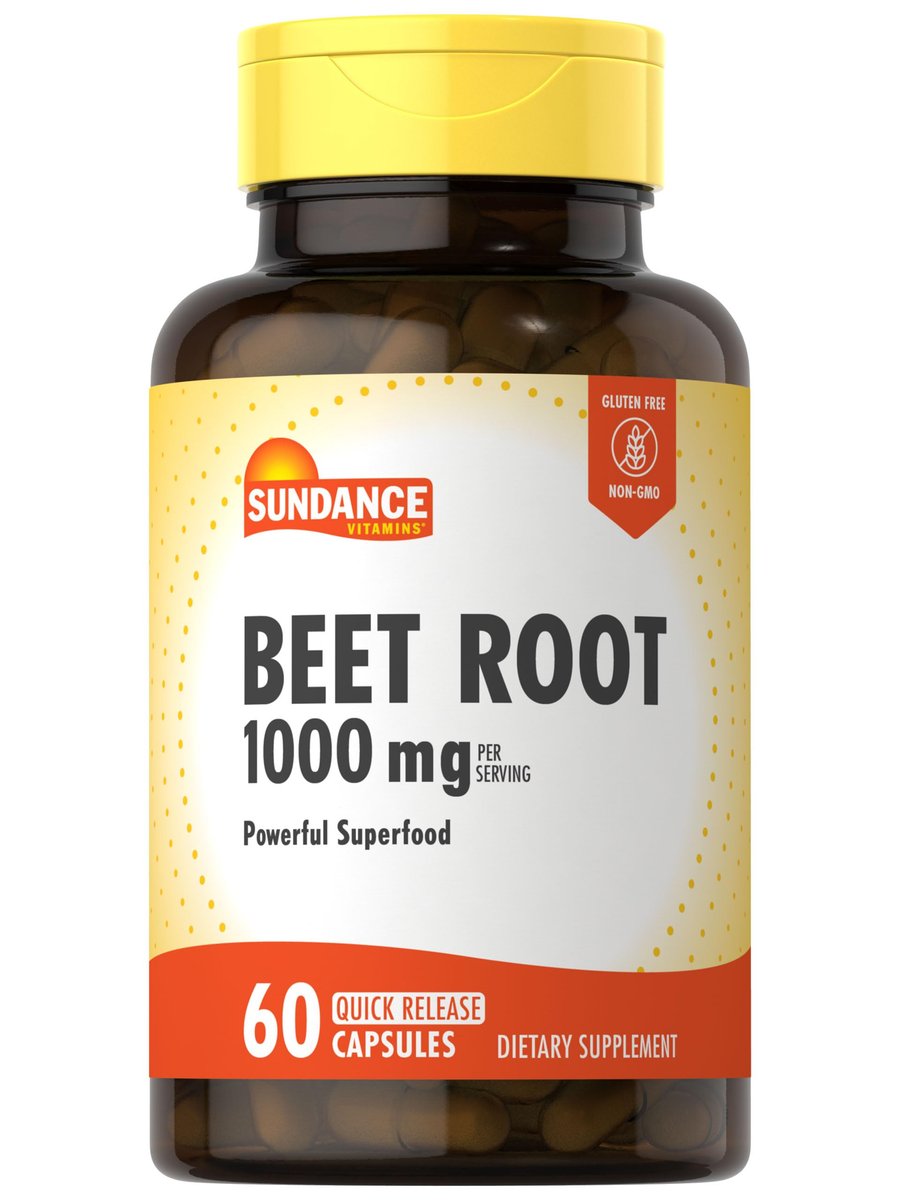 Sundance Rote Bete Kapseln | 1000 mg | 60 Kapseln | Superfood-Extrakt | Nicht-GVO & Glutenfrei Nahrungsergänzungsmittel