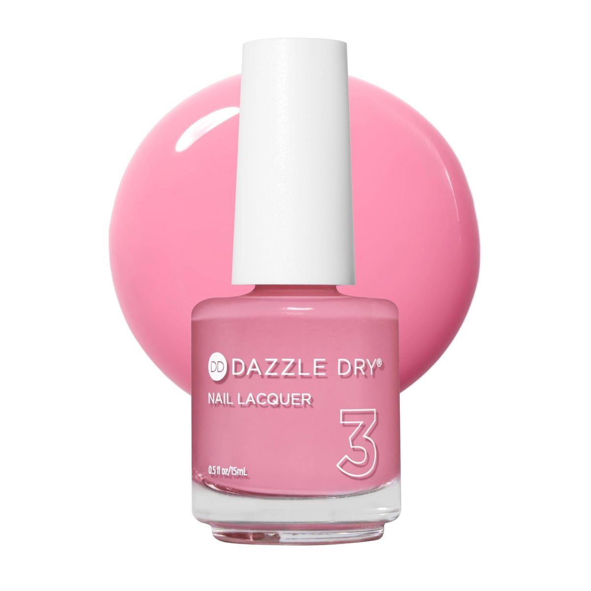 Dazzle Dry Nagellack (Schritt 3) - Soulmate - Ein bubblegum Pink. Volldeckende Creme. (0,5 fl oz)