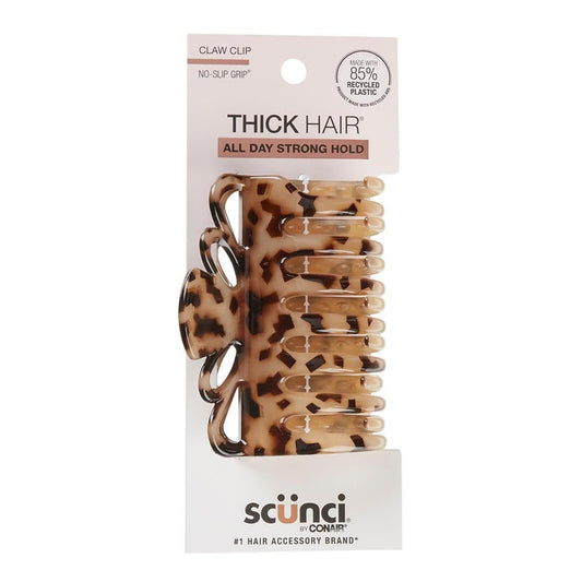 Scunci by Conair Haarspange für dickes Haar – Schildpatt – 1 Stück
