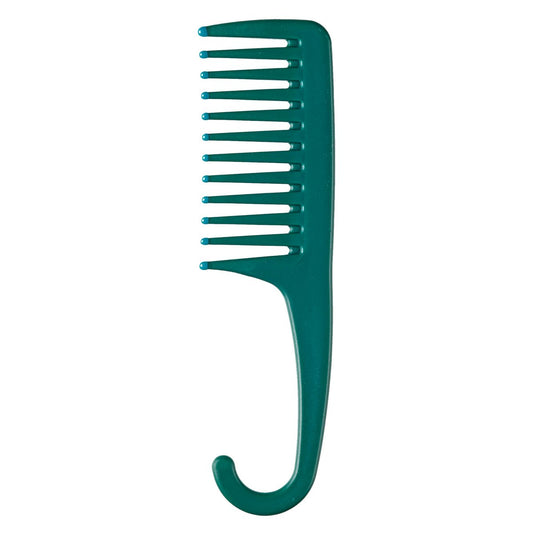 Conair Detangle & Smooth Duschkamm mit Haken – Entwirrungskamm für Frauen und Männer, breite Zinken für nasses und trockenes Haar, verteilt Conditioner, Teal Green