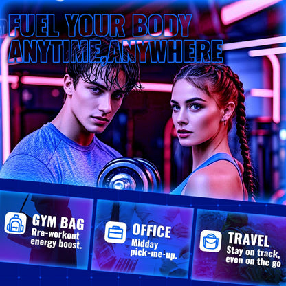 zipvit Creatin-Monohydrat Gummibärchen (5g) – Pre-Workout Energie & Muskelwachstum für Männer & Frauen | Blaubeer-Elektrolyt-Gummis (135 Stück)