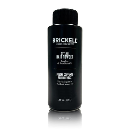Brickell Men's Styling Haar-Puder für Männer, schafft Volumen, natürlich & organisch, nicht fettendes Texturpuder, 18g, Duftfrei