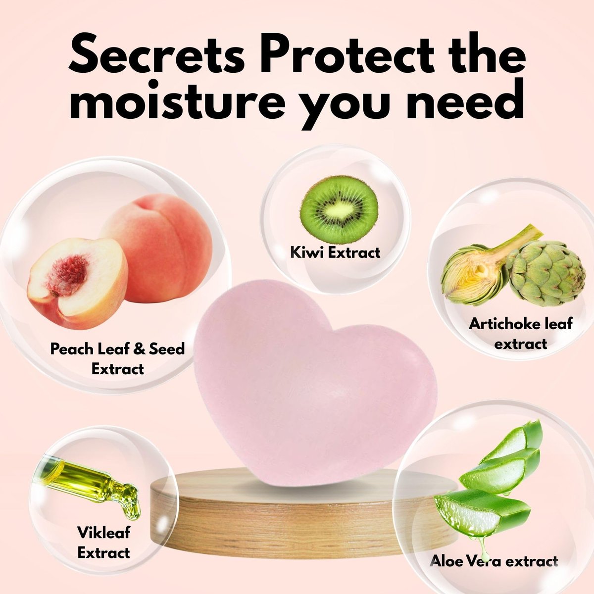 PELICAN SOAP Peeling-Seife für empfindliche Haut – Exfolierende Seife mit Aloe Vera & Jojobaöl, hydratisierend, japanische Hautpflege, 2,8 oz, 3er-Pack Pfirsich