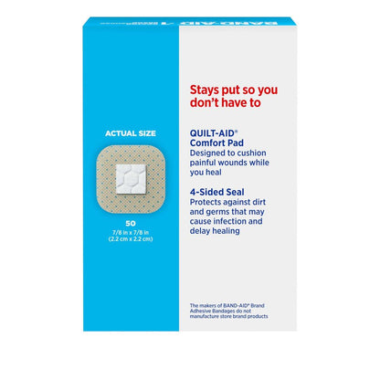 BAND-AID Brand Sheer Spots Kleine Pflaster, hautfarben, steril, einzeln verpackt, für kleine Schnitte und Schrammen, 50 Stück