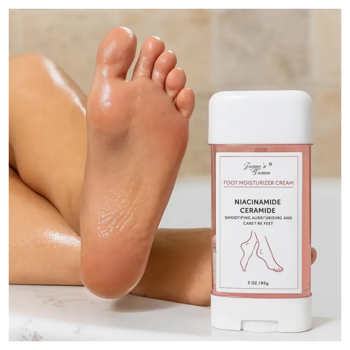 DIANA'S DREAM Fußcreme – Ultra-feuchtigkeitsspendende Fußcreme für trockene, rissige Füße und Fersen – 3 Unzen