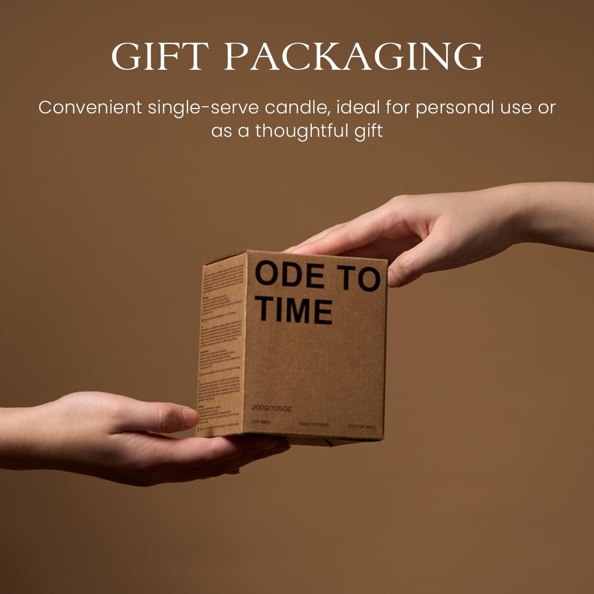 M&SENSE Zitronen-Vanille Duftkerze im Weihnachtsgeschenk-Set, Sojawachskerzen für Zuhause, langanhaltende Amber-Glas-Kerze für Frauen, ideales Geschenk zu Weihnachten, Erntedankfest und Feiertagen
