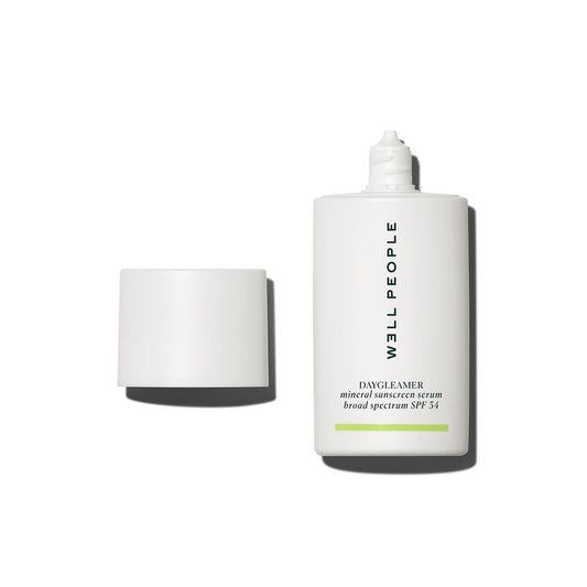 Well People Daygleamer Mineral Sonnenschutz Serum SPF 34 – Mischbare Formel mit Vitamin C & Niacinamid für Feuchtigkeit und Breitbandschutz, Vegan & Tierversuchsfrei, 1,7 oz