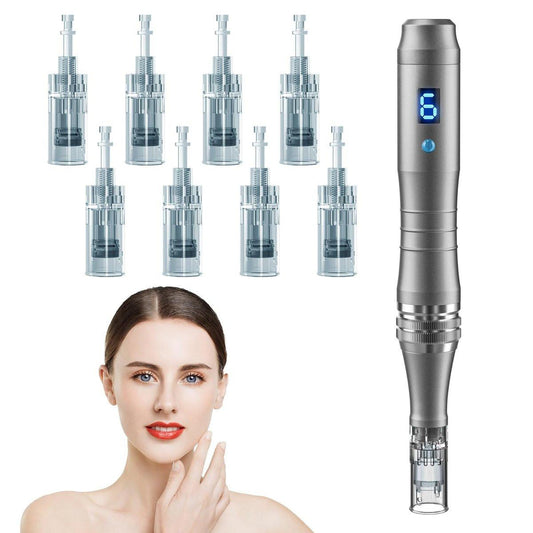 DermaStamp System 0,25mm – Microneedling Stift für Hautpflege, Mikronadel-Pen für Männer und Frauen