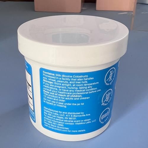 Zena Nutrition Bovines Kolostrum Pulver, 1000 mg reines Kolostrum, unterstützt Immun- und Verdauungsgesundheit, fördert die Darmgesundheit, Keto, glutenfrei, fettfrei, grasgefüttert, unaromatisiert, 30 Portionen