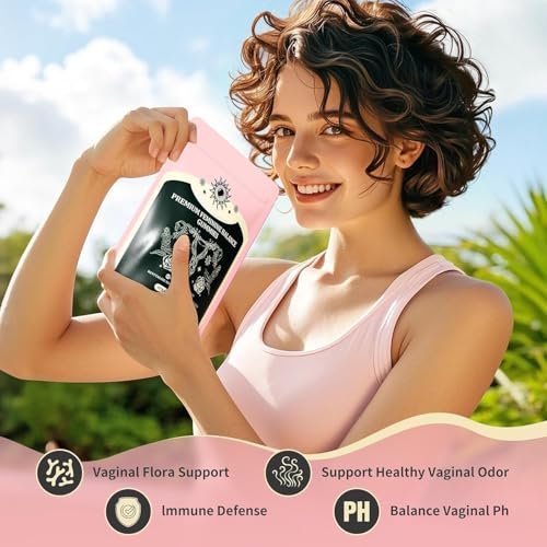 NIUSISE Feminine Balance Gummies – Premium Balance Supplement für die Frauengesundheit, Immun- & Energieunterstützung, Vegan, Glutenfrei, Erdbeergeschmack, 60 Gummis (30 Portionen)