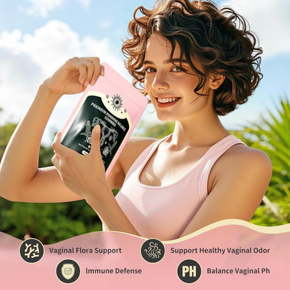 NIUSISE Feminine Balance Gummies – Premium Balance Supplement für die Frauengesundheit, Immun- & Energieunterstützung, Vegan, Glutenfrei, Erdbeergeschmack, 60 Gummis (30 Portionen)