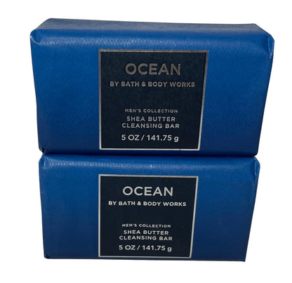 Bath & Body Works Ocean Shea Butter Reinigungsseife 4,2 Unzen (2er-Pack)