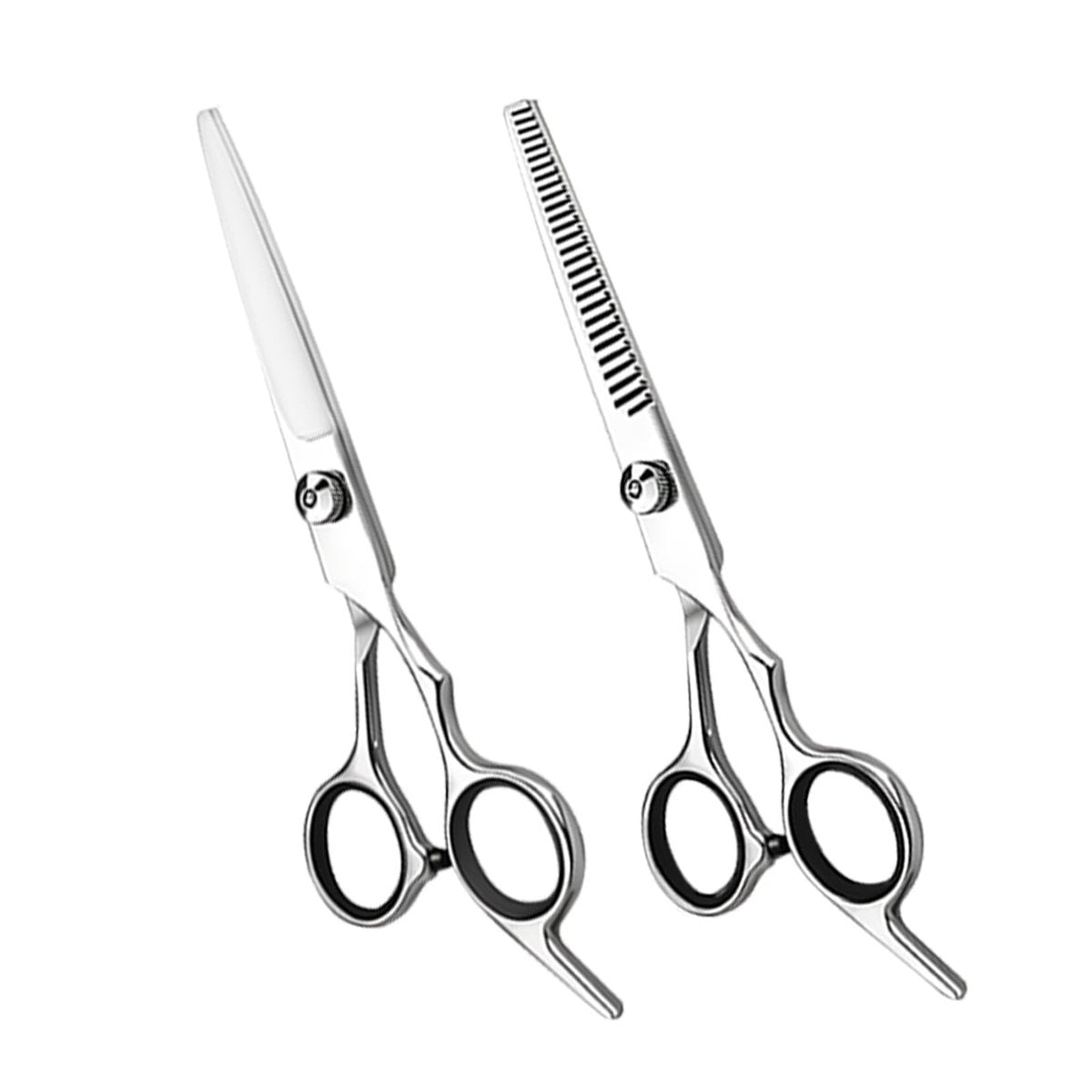 Xolaawa Haarschneideschere und Effilierschere Set – Premium Edelstahl Friseurschere, Haarschere, Rasiermesser für Friseur, Salon und Zuhause