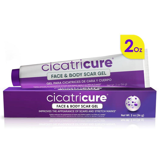 Cicatricure Advanced Scar Gel für Gesicht und Körper – Nachweislich Ergebnisse in 2 Wochen, Narbenbehandlung für Operationsnarben, Dehnungsstreifen, Verbrennungs- und Verletzungsnarben, Aknenarbenbehandlung, 56 g