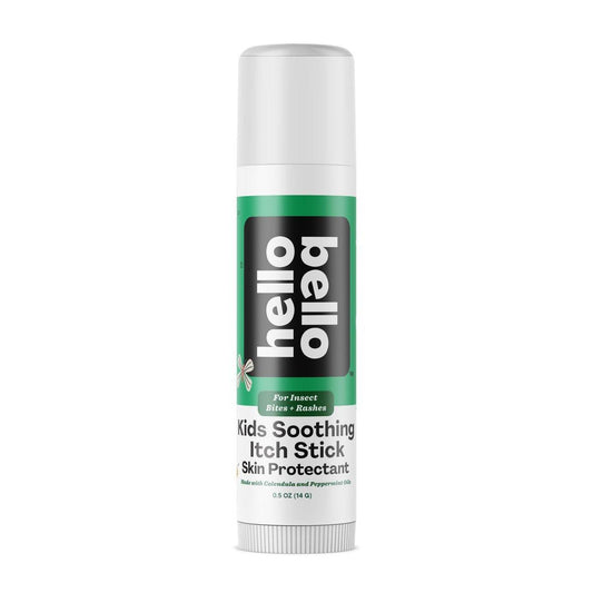Hello Bello Kids Beruhigender Juckreiz-Stick, 0,5 oz, Hautschutz mit Ringelblume und Pfefferminzöl, gegen Insektenstiche und Hautausschläge