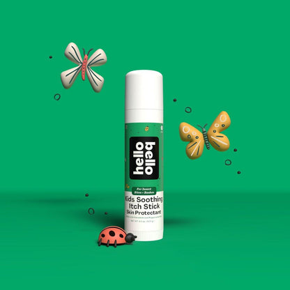 Hello Bello Kids Beruhigender Juckreiz-Stick, 0,5 oz, Hautschutz mit Ringelblume und Pfefferminzöl, gegen Insektenstiche und Hautausschläge