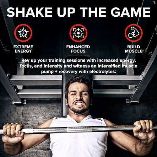 Six Star Pre-Workout Explosion, Traube (30 Portionen) - Pulver für Energie vor dem Training für Männer & Frauen - Workout-Getränkemischung mit L-Tyrosin & Beta-Alanin - Sporternährungsprodukte