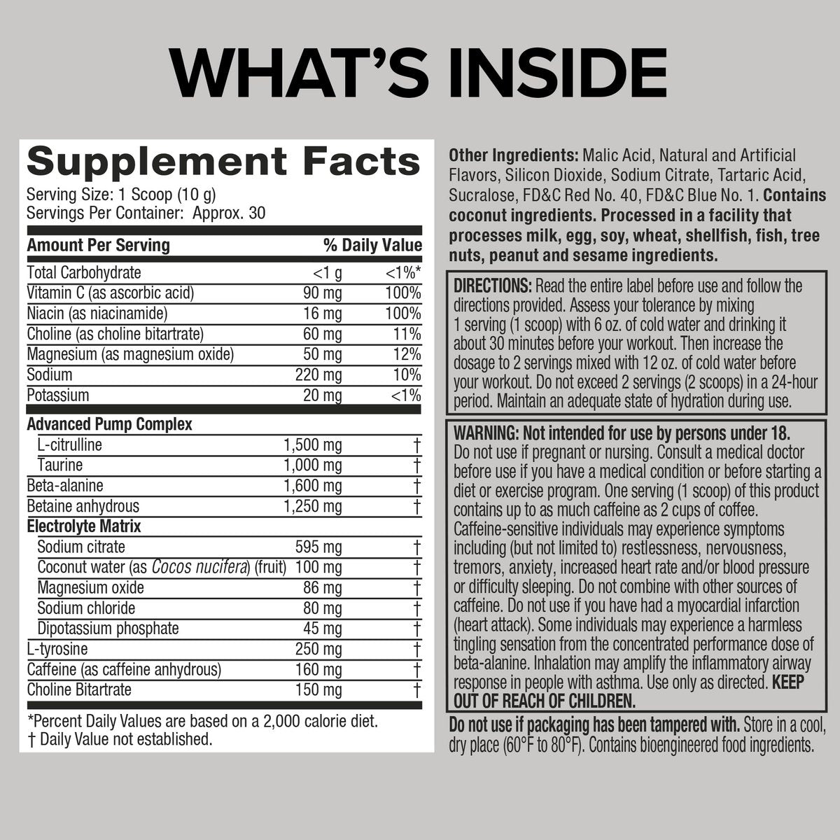 Six Star Pre-Workout Explosion, Traube (30 Portionen) - Pulver für Energie vor dem Training für Männer & Frauen - Workout-Getränkemischung mit L-Tyrosin & Beta-Alanin - Sporternährungsprodukte