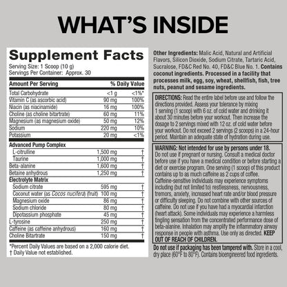 Six Star Pre-Workout Explosion, Traube (30 Portionen) - Pulver für Energie vor dem Training für Männer & Frauen - Workout-Getränkemischung mit L-Tyrosin & Beta-Alanin - Sporternährungsprodukte