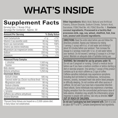 Six Star Pre-Workout Explosion, Traube (30 Portionen) - Pulver für Energie vor dem Training für Männer & Frauen - Workout-Getränkemischung mit L-Tyrosin & Beta-Alanin - Sporternährungsprodukte