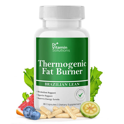 Thermogener Fatburner für Frauen und Männer - Brasilianische Diätpillen | Appetitzügler & Stoffwechsel-Booster mit grünem Tee, Garcinia, ACV | Bauchfett, Energie & Blähungen Unterstützung, Non-GMO, Hergestellt in USA