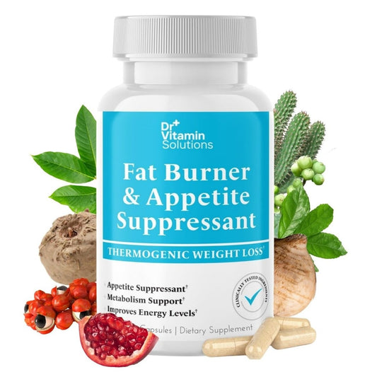 Fatburner für Frauen & Männer – Appetitzügler zur Gewichtsabnahme – Kapseln mit Stoffwechsel-Booster, Thermogenese, Chrom, Koffein & grünem Tee – 30 Kapseln