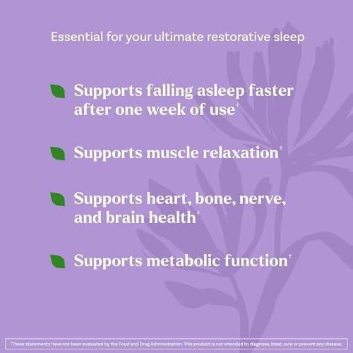 Natrol Sleep & Restore Beruhigendes Getränk mit Magnesiumglycinat - Melatoninfrei, Kirsche, 10 Stickpacks