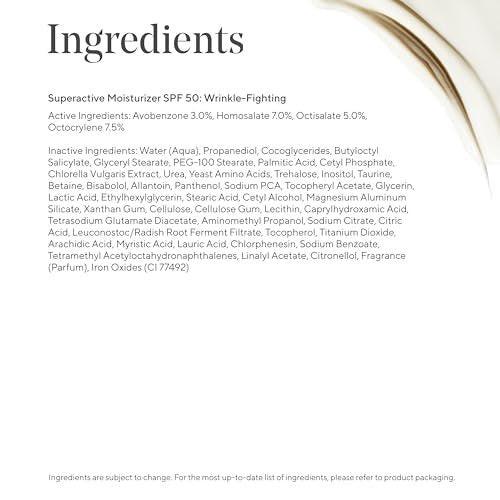 Murad Superactive Anti-Falten Feuchtigkeitscreme mit SPF 50 - Bio-Retinoid Ultra-Sheer Gesichtssonnencreme gegen feine Linien und Falten mit UV-Schutz - 50 ml
